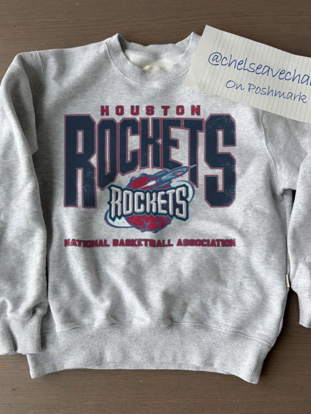Vintage Houston Rockets Basketball Crewneck Sweatshirt Retro NBA Men Women Shirt